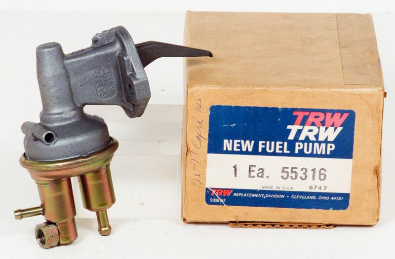 Nos trw fuel pump for 1976 - 1978 mercury capri with 140 - 4 cylinder engine