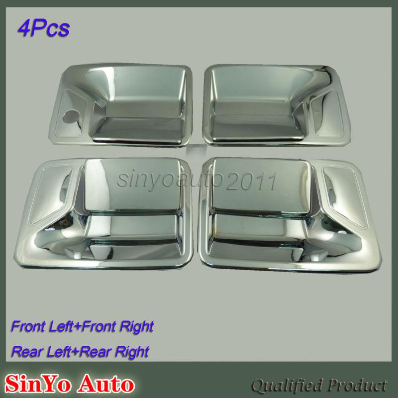 New outside chrome left right door handle cover fit for ford superduty 1set 