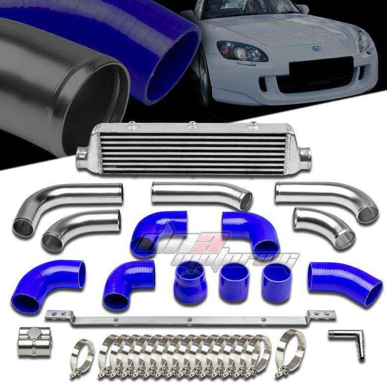 00-09 s2000 ap1/ap2 s2k aluminum racing bar&plate turbo intercooler+piping kit