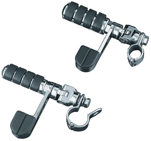 Kuryakyn large iso-pegs with iso-stirrup and 1-1/4in. magnum quick clamps  8071