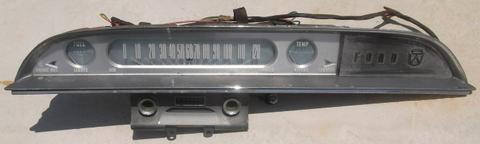 1960 60 61 ford galaxie instrument cluster gauges bezel housing speedometer oem