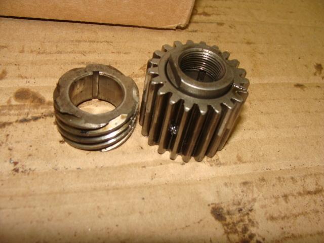 1980 harley shovelhead super glide superglide fxe oil pump crankshaft worm gears