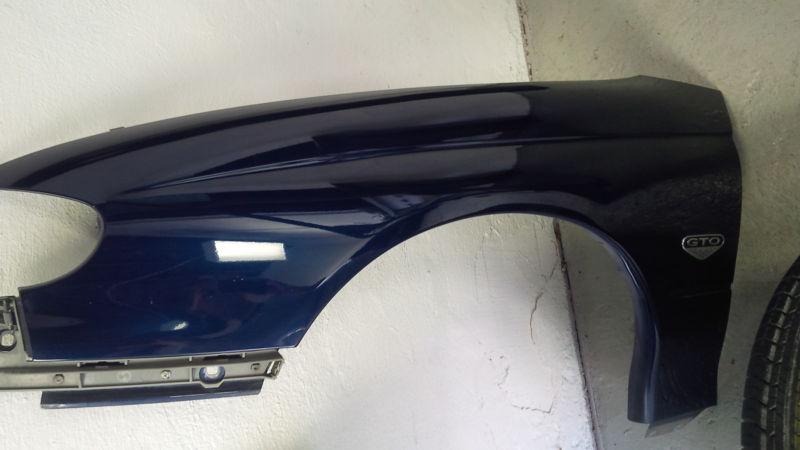 04-06 pontiac gto driver side fender used factory gm blue