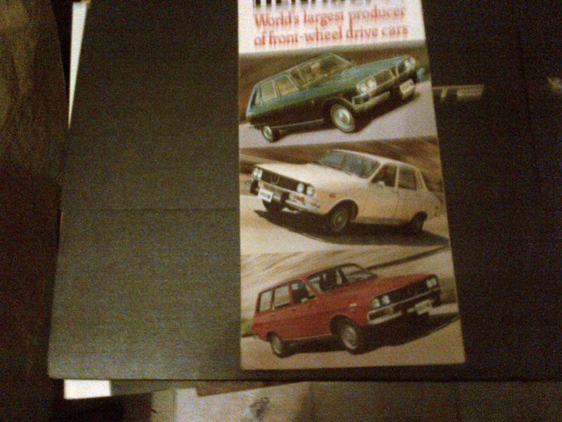 1972 renault 12 and 16 foldout    brochure       -