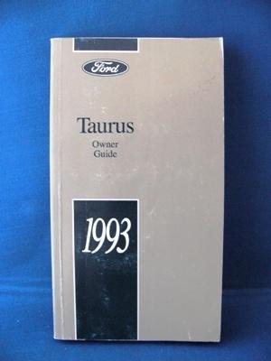 1993 ford taurus factory owners manual with cover 93