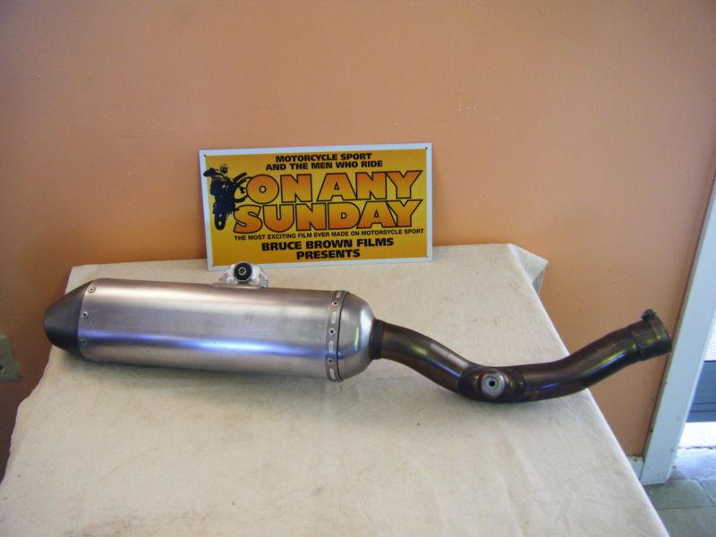 Yamaha yz450f exhaust pipe silencer muffler oem stock slip on 07 08 09 