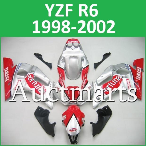 Fit yamaha yzfr6 98 99 00 01 02 yzf r6 1998 1999 2000 2001 2002 fairing h6 c03