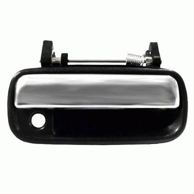 Chrome exterior outside front door handle right passenger side rh