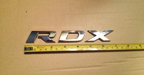 Used in great condition oem rear "rdx" emblem for 2007-2013 acura rdx models