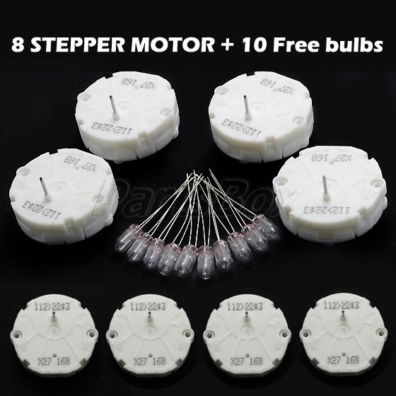 8x gauge cluster stepper motor speedometer repair kit instrument + free 10 light