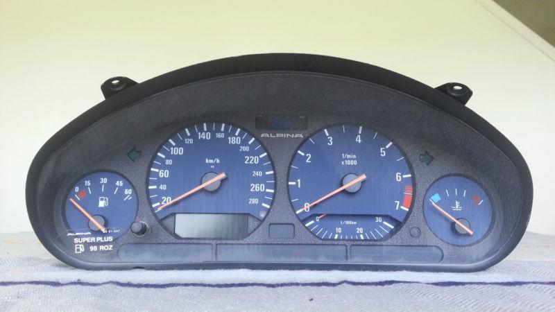 Bmw e36 oem alpina  instrument cluster 320i 323i 325i 325is 328i m3 b6 b7 b9 