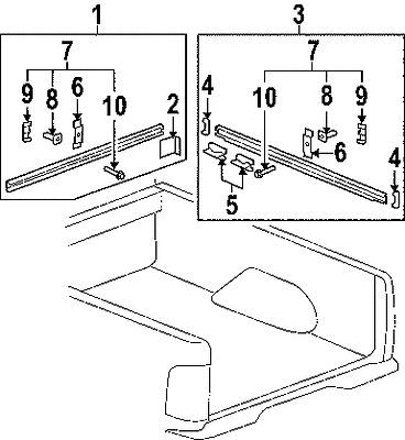 Gmc 11519173 genuine oem factory original belt tensioner bolt