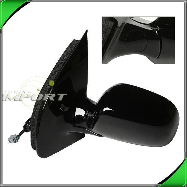 2001 2002 ford windstar power heat gloss black driver left side mirror assembly