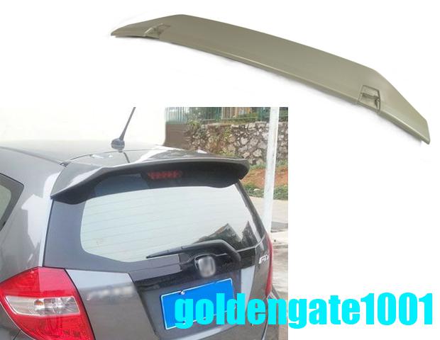 Cool style tail rear roof trunk spoiler wing abs hot for 09 10 11 honda fit jazz