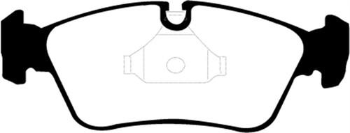 Ebc brakes dp31211c ebc redstuff ceramic low dust brake pads