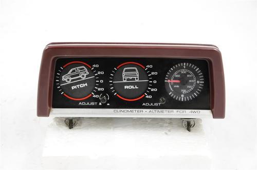 Jdm nissan d21 maroon pathfinder altimeter inclinometer tilt roll pitch gauge