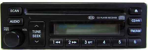 03 04 05 kia rio radio cd player mp3 oem lkq