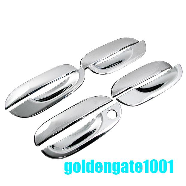 For1995-2001 bmw 740i 740il 750il triple chrome door handle cover trims molding