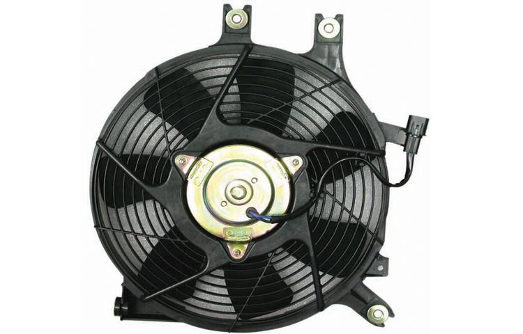 Depo ac condenser cooling fan assy 1998-2004 mitsubishi montero sport mr513487