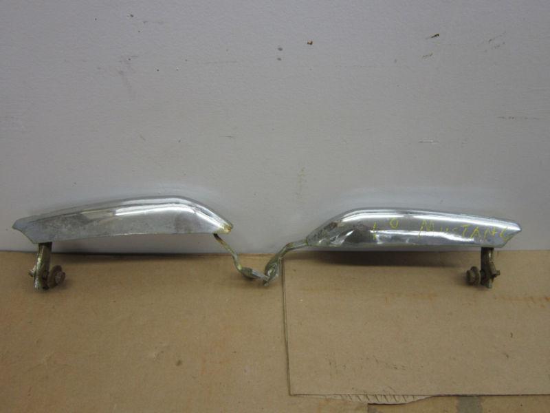 Front bumper guards 1967 1968 mustang ford original 