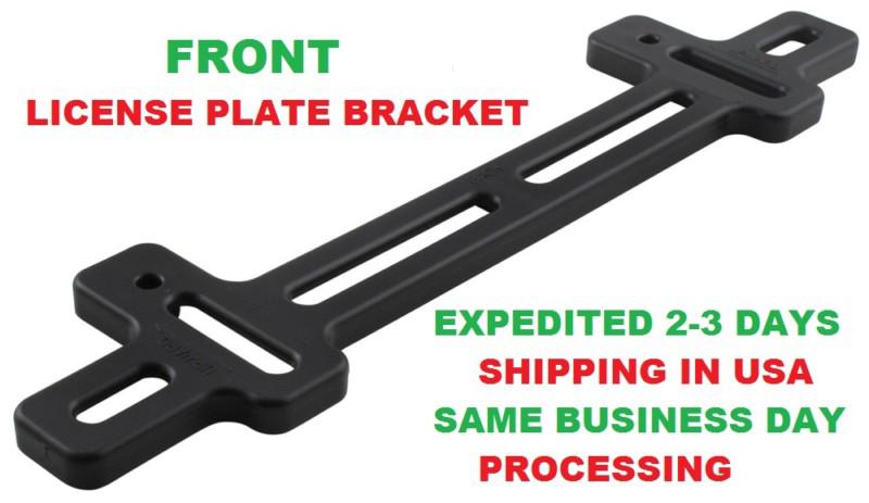 Bmw front license plate bracket holder mount tag for bumper new