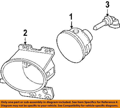 Ford oem 6l3z15266aa fog lamps-front-fog lamp bracket