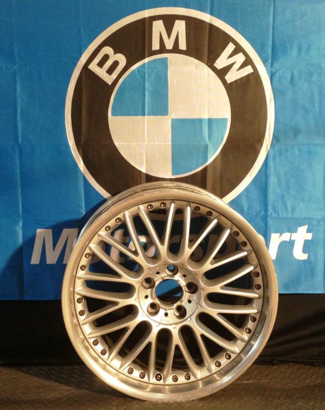 (1) oem bmw 20"x9" bbs "rare"  style 101 front wheel/rim #59402