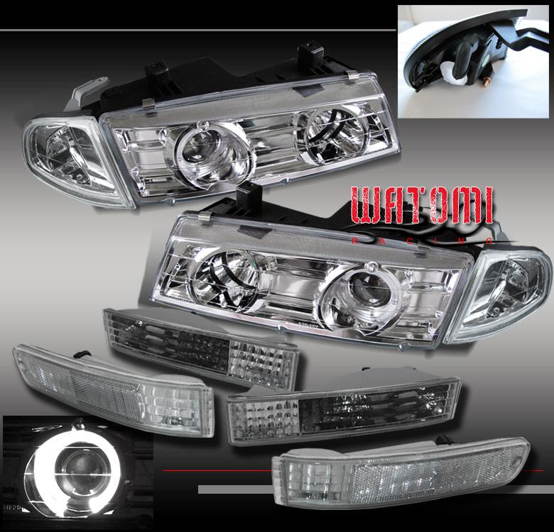 92-96 honda prelude projector headlight+bumper 93 94 95