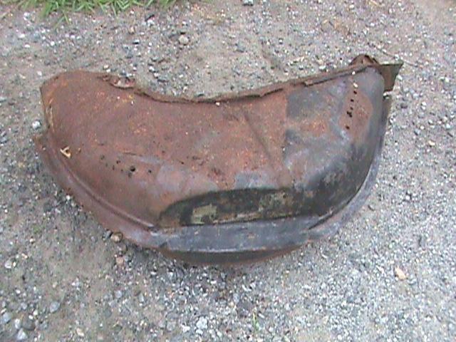 1965 1966 mustang complete wheel well housing for convertible left drive side