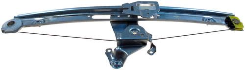 Rear left window regulator, power w/o motor platinum# 1331816