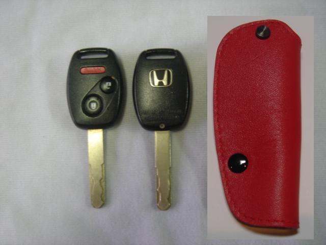 Honda crv civic acura key remote fob glove cover red