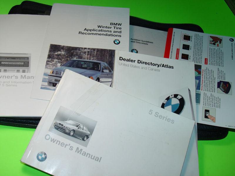 1998 bmw 5 series owners manual 528i 540i portfolio 