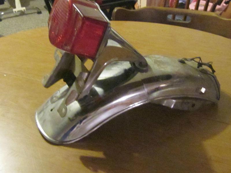 1978 honda cb550 four k rear fender w / tail light bracket