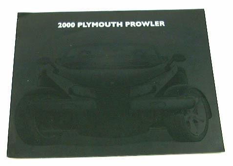 2000 00 plymouth prowler brochure 