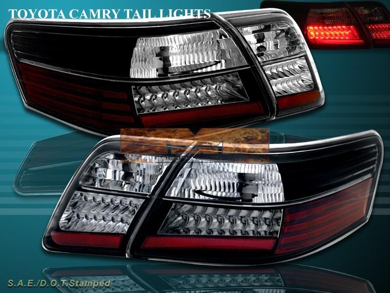 07-09 toyota camry se/le/ce led tail lights bk new