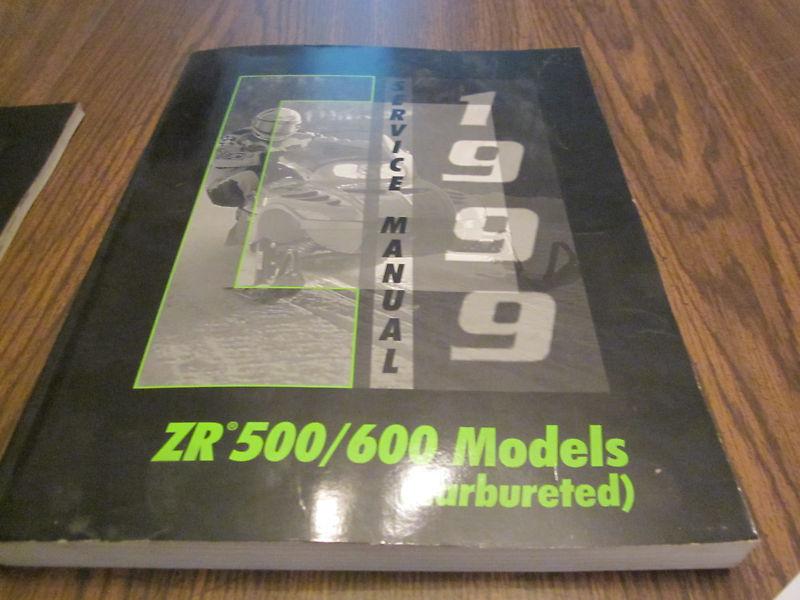 1999 arctic cat zr 500 600 service manual