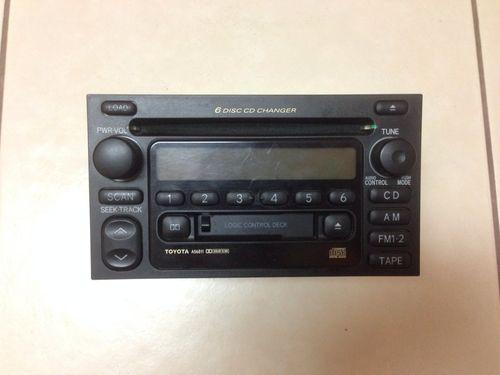 Toyota audio stereo 6 disc radio player 98 1999 2000 2001 2002 *read description