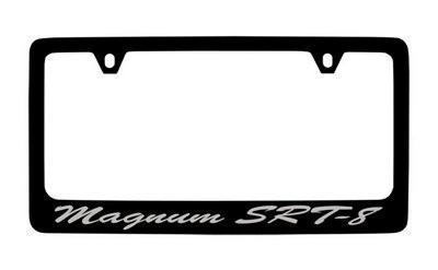 Dodge genuine license frame factory custom accessory for magnum srt-8 style 4