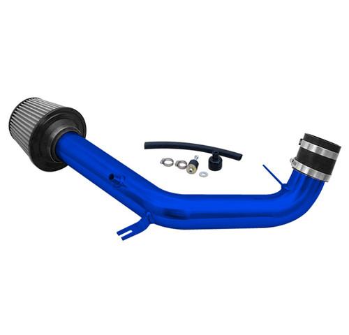 1999-2005 vw jetta golf iv gl gls gti 2.0l cold air intake + filter system blue