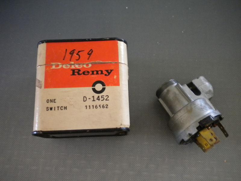 1959 nos chevrolet impala ignition switch  (rare) free shipping