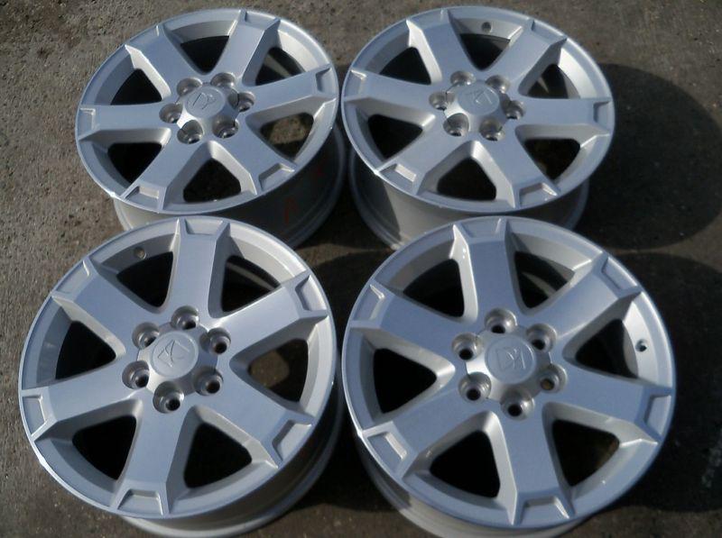 4 saturn outlook 18" oem machined  finish wheels 7053 