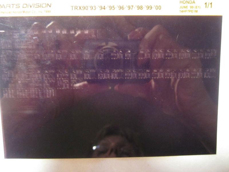 1993-2000 honda atv trx90 microfiche parts catalog trx 90 99 98 97 96 95 94 