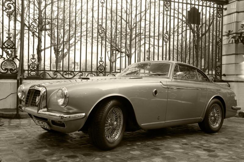 Fiat 8v vignale hd poster classic sports car b&w print multiple sizes available