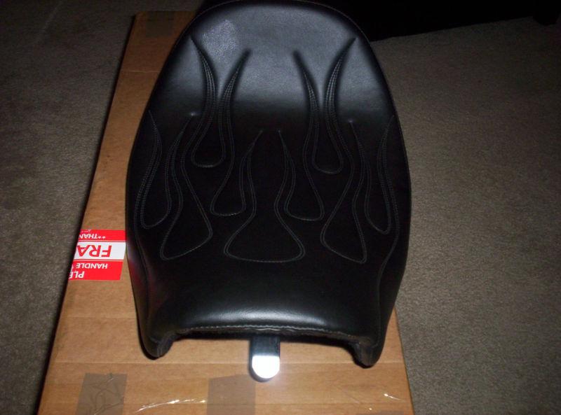 Custom harley davidson stitched seat by c & c motorcycle seats