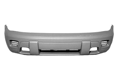 Replace gm1000640pp - 2009 chevy trailblazer front bumper cover factory oe style