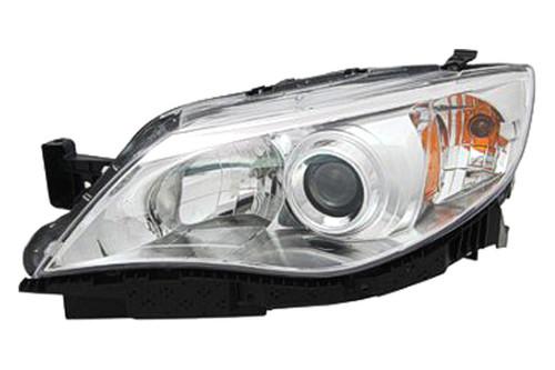 Replace su2502124 - 2008 subaru impreza front lh headlight assembly halogen