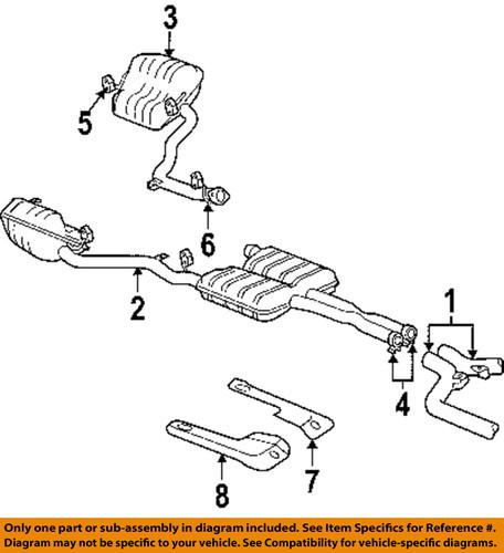 Mopar oem 4581869ai exhaust muffler-muffler & pipe