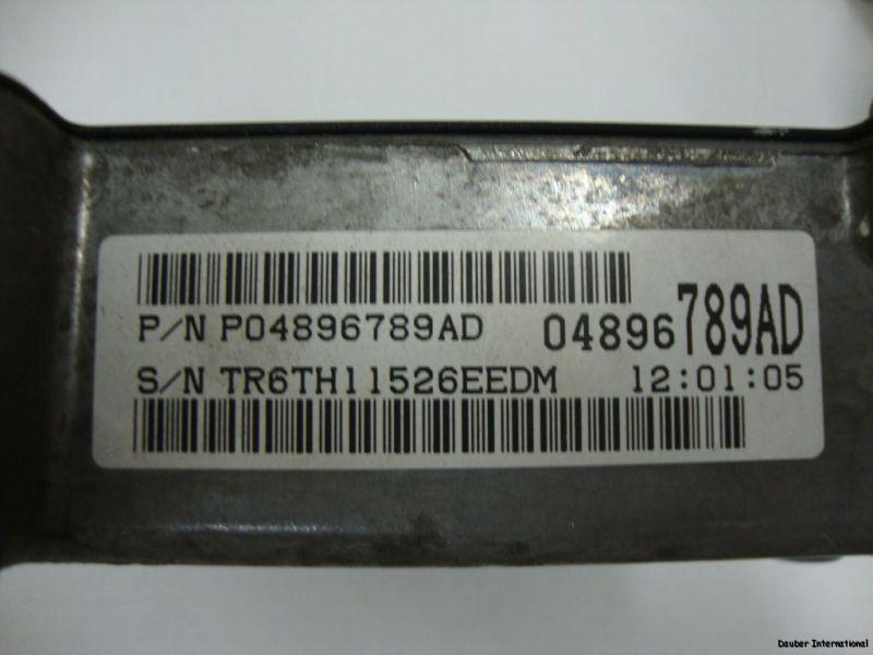 01 02 chrysler sebring transmission tcu computer oem p0489678ad oem