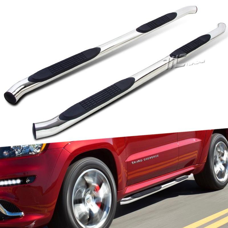 11-13 jeep grand cherokee stainless steel 3" side step nerf bars running board