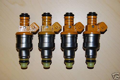 *asnu* 1991 - 1995 jeep cherokee 2.5l fuel injectors upgrade set - bosch 4-hole 